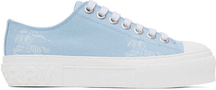 Burberry Blue Lace-Up Sneakers