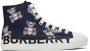 Burberry Kids Navy Thomas Bear High Sneakers - Thumbnail 1
