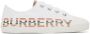 Burberry Kids White Logo Sneakers - Thumbnail 1