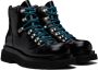 Bottega Veneta Black Lug Hiking Boots - Thumbnail 4