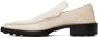 Jil Sander Off-White Pointed Toe Loafers - Thumbnail 3