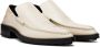 Jil Sander Off-White Pointed Toe Loafers - Thumbnail 4