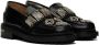 Toga Pulla SSENSE Exclusive Black Embellished Loafers - Thumbnail 4