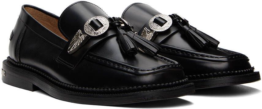Toga Pulla SSENSE Exclusive Black Embellished Loafers