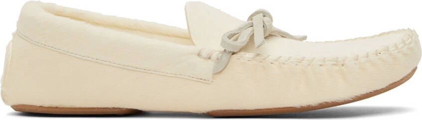 The Row Off-White Lucca Loafers