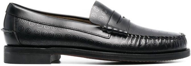 10 CORSO COMO Sebago circle-pattern loafers Black