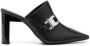 1017 ALYX 9SM 90mm square-toe leather mules Black - Thumbnail 1