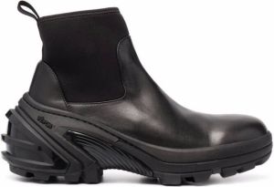 1017 ALYX 9SM chunky leather chelsea boots Black