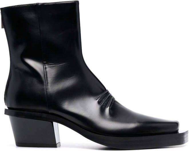 1017 ALYX 9SM Leone leather ankle boots Black