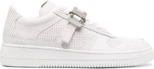 1017 ALYX 9SM perforated buckled-detail sneakers White