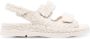 12 STOREEZ bouclé textured-finished strap sandals Neutrals - Thumbnail 1