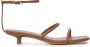 12 STOREEZ double-strap 30mm leather sandals Brown - Thumbnail 1