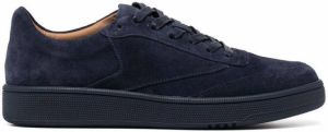 12 STOREEZ flat lace-up sneakers Blue