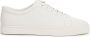 12 STOREEZ grained-leather low-top sneakers White - Thumbnail 1