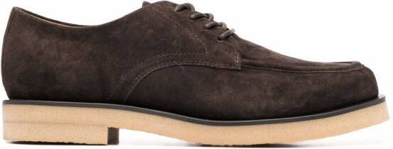 12 STOREEZ low-heel derby shoes Brown