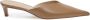12 STOREEZ pointed-toe 40mm leather mules Neutrals - Thumbnail 1