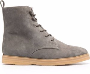 12 STOREEZ shearling-lined ankle boots Grey