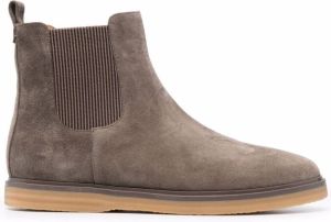 12 STOREEZ suede 25mm Chelsea boots Brown