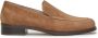 12 STOREEZ tonal-stitching panelled suede loafers Brown - Thumbnail 1