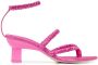 3.1 Phillip Lim Verona 60mm strappy satin sandals Pink - Thumbnail 1