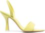 3juin 100mm pointed open-toe sandals Green - Thumbnail 1