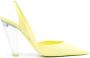 3juin 105mm leather pumps Yellow - Thumbnail 1