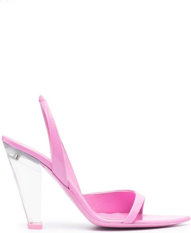 3juin 105mm slingback sandals Pink