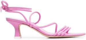 3juin 60mm ankle tie-fastening sandals Pink