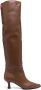 3juin 65mm knee-length leather boots Brown - Thumbnail 1