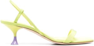3juin Capri 63mm open toe sandals Green