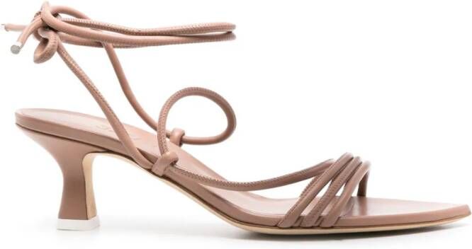 3juin Dafne Syria 50mm leather sandals Pink