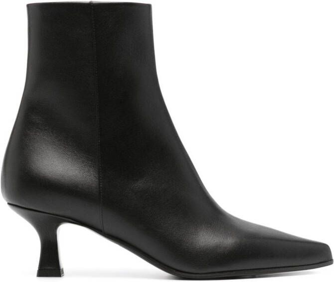 3juin Linzi Oxford 26mm leather ankle boots Black