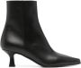 3juin Linzi Oxford 26mm leather ankle boots Black - Thumbnail 1