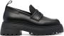 3juin platform 40mm leather loafers Black - Thumbnail 1