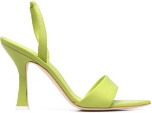 3juin pointed-toe 105mm sandals Green