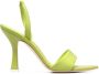 3juin pointed-toe 105mm sandals Green - Thumbnail 1