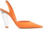 3juin slingback tapered-heel pumps Orange - Thumbnail 1