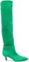 3juin suede pointed knee-length boots Green - Thumbnail 1