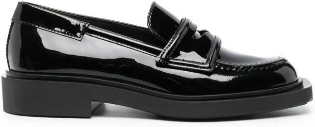 3juin Viola patent leather loafers Black