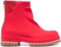 424 ankle-length satin boots Red - Thumbnail 1