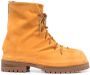 424 cold-suede laced boots Yellow - Thumbnail 1