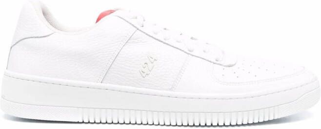 424 low-top leather sneakers White