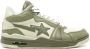 A BATHING APE Clutch STA leather sneakers Green - Thumbnail 1