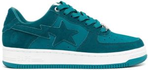 A BATHING APE lace-up low-top sneakers Green