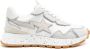 A BATHING APE Road Sta Express #1 panelled sneakers Grey - Thumbnail 1