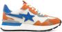 A BATHING APE Road Sta Express leather sneakers Orange - Thumbnail 1