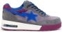 A BATHING APE side star-patch low-top sneakers Blue - Thumbnail 1