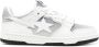 A BATHING APE star-appliqué faded leather sneakers White - Thumbnail 1