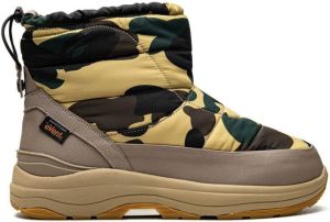 A BATHING APE x Suicoke ankle boots Green