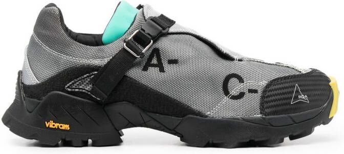 A-COLD-WALL* Minar panelled touch-strap sneakers Black
